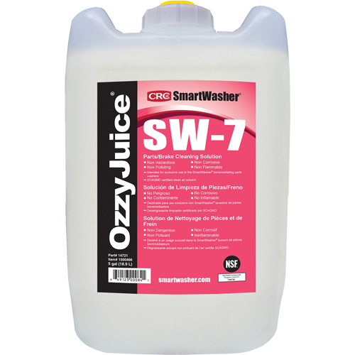 SmartWasher&reg; OzzyJuice&reg; Cleaning Solution, Jug Distribution Industrielle GC