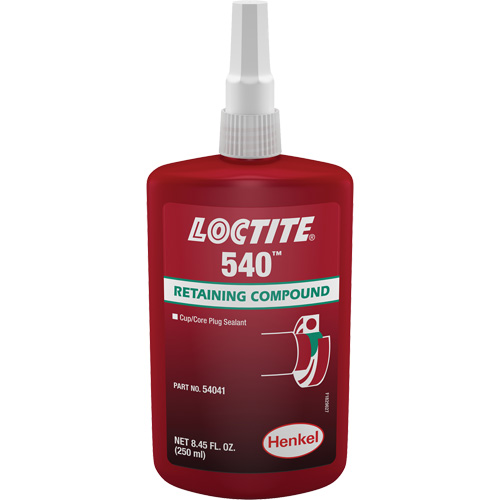 Loctite&reg; 540 Retaining Compound, 250 ml, Bottle, Blue Distribution Industrielle GC