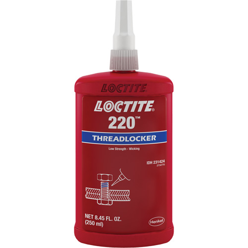 Compos&eacute; de blocage 220, Bleu, Moyen, 250 ml, Bouteille Distribution Industrielle GC
