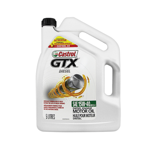 Huile pour moteur diesel 15W40 GTX, 5 L, Cruche Distribution Industrielle GC