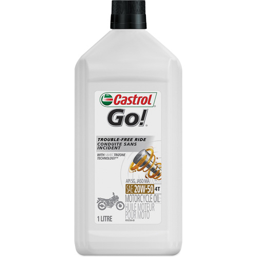 Huile pour motocyclette Grand Prix 4T 20W50, 1 L, Bouteille Distribution Industrielle GC
