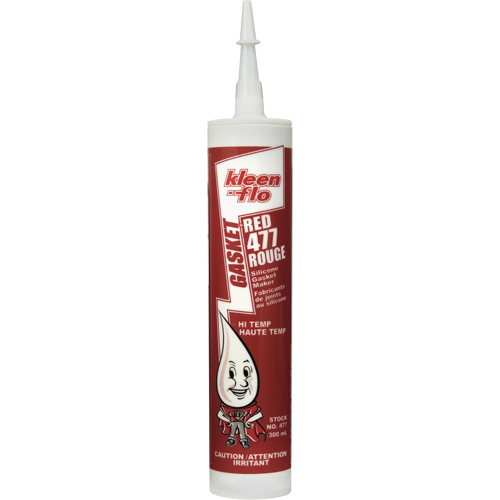 Hi-Temp Silicone Gasket Maker, Cartridge, Red Distribution Industrielle GC