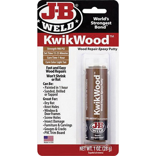 KwikWood Epoxy, 2 oz., Stick, Tan Distribution Industrielle GC