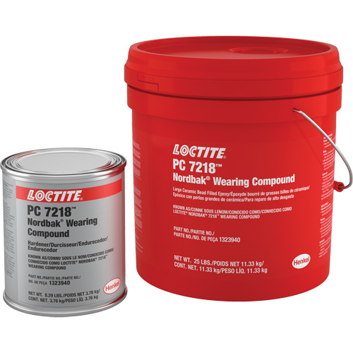 Compos&eacute; anti-usure 7218, 25 lb, Seau, Deux composants, Gris Distribution Industrielle GC
