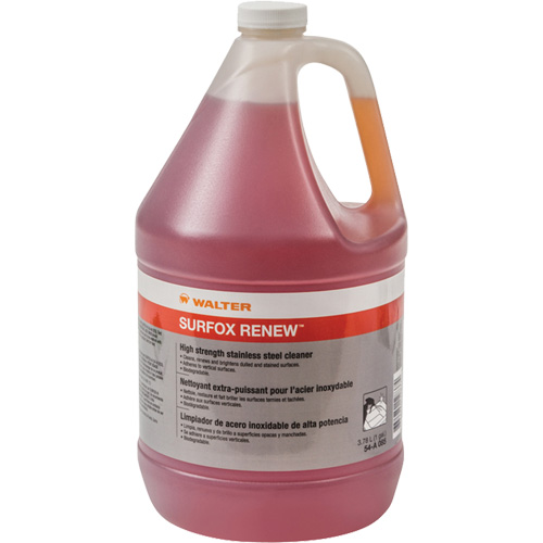 Nettoyant pour l'acier inoxydable Surfox, 3,78 L, Gallon Distribution Industrielle GC