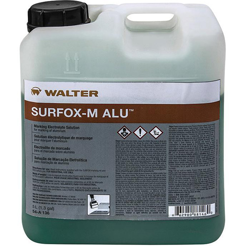 Surfox-M Alum Marking Electrolyte Solution Distribution Industrielle GC