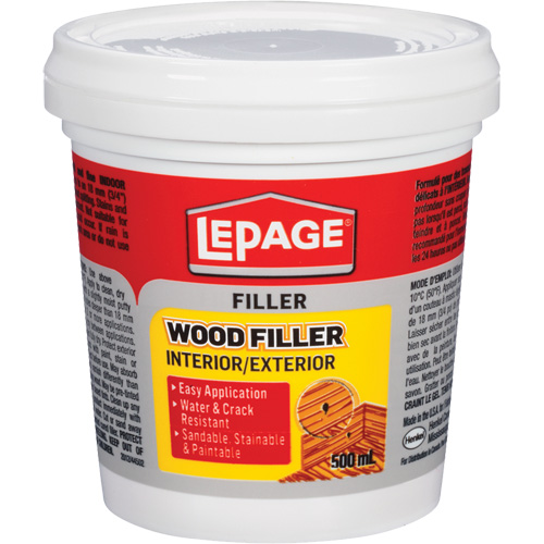 Interior and Exterior Wood Filler, 500 ml Distribution Industrielle GC