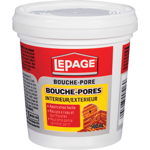 Interior and Exterior Wood Filler, 500 ml Distribution Industrielle GC