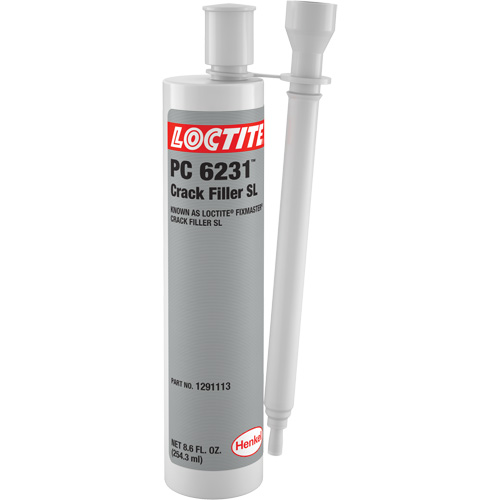 Bouche-fentes SL Loctite Fixmaster, 8,6 oz liq., Cartouche double, Gris Distribution Industrielle GC