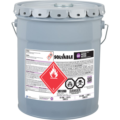 Liquid Acetone, 18.9 L Distribution Industrielle GC