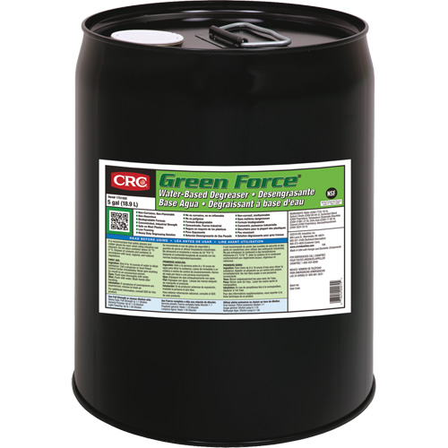 D&eacute;graissant &agrave; base deau Green Force, Seau Distribution Industrielle GC