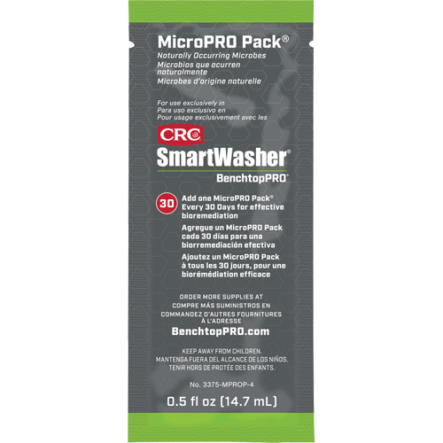 Agent nettoyant antimicrobien MicroPro Pack, 0,5 oz, Pochette Distribution Industrielle GC