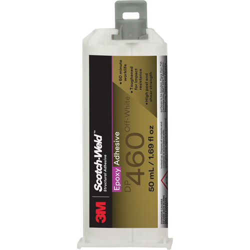 Adh&eacute;sif Scotch-Weld, 50 ml, Cartouche double, Deux composants, Blanc Distribution Industrielle GC