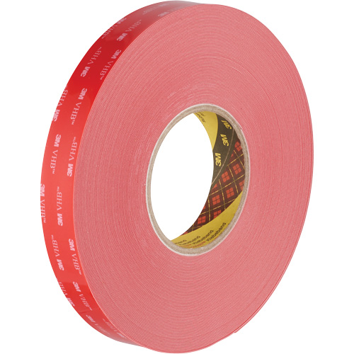 Ruban VHB, 32,9 m (108') lo x 1117,6 mm (44") la, 0,015 mm, Acrylique Distribution Industrielle GC