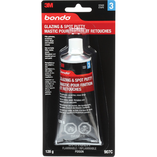 Mastic pour retouches et glaçage Bondo, 4,5 oz., Tube Distribution Industrielle GC