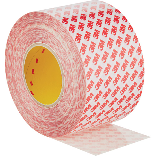 Double-Sided Adhesive Tape, Polyester, 100 mm (3.93") W x 50 m (164') L, 8 mils Thick Distribution Industrielle GC