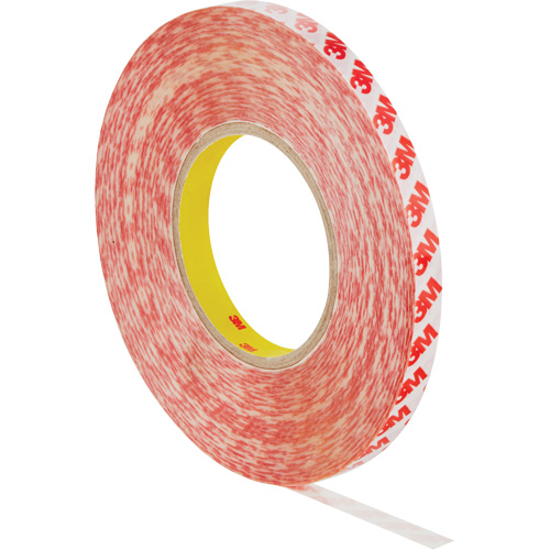 Double-Sided Adhesive Tape, Polyester, 12 mm (0.47") W x 50 m (164') L, 8 mils Thick Distribution Industrielle GC