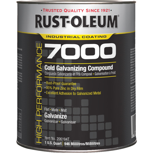 Compos&eacute; de galvanisation &agrave; froid performant du syst&egrave;me 7200, Canette Distribution Industrielle GC