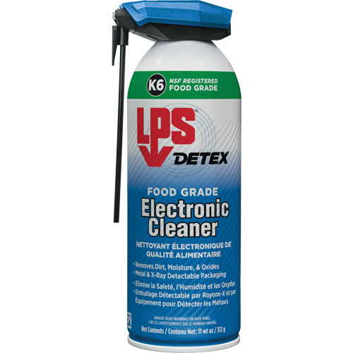 Nettoyant de dispositif &eacute;lectronique de qualit&eacute; alimentaire Detex, Canette a&eacute;rosol Distribution Industrielle GC