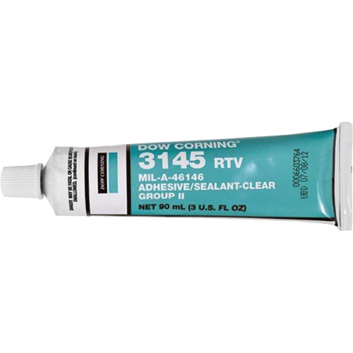 Scellant adh&eacute;sif &agrave; la silicone Dowsil RTV 3145 MIL-A-46146, Tube, Transparent Distribution Industrielle GC