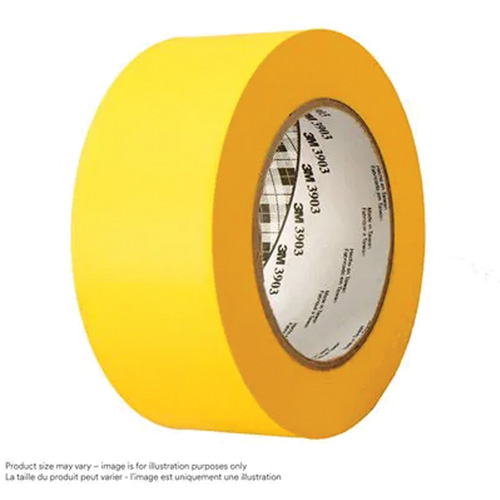 3903 Vinyl Duct Tape, 76 mm (3") W x 45.75 m (150') L, 6.5 mils, Yellow Distribution Industrielle GC