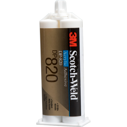 Adh&eacute;sif acrylique Scotch-Weld, Deux composants, Cartouche double, 400 ml, Blanc cass&eacute; Distribution Industrielle GC