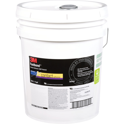 Adh&eacute;sif contact, Baril, 5 gal. Distribution Industrielle GC