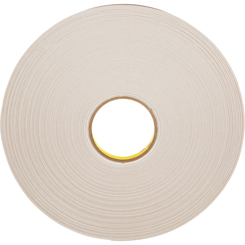 Double-Coated Foam Tape, 66 m (216') L x 12.7 mm (1/2") W, 31 mils, Polyethylene Distribution Industrielle GC