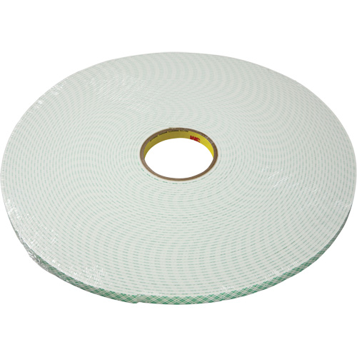 Ruban double face en mousse d'ur&eacute;thane, 16,5 m (54') lo x 25,4 mm (1") la, 25 mils, Ur&eacute;thane Distribution Industrielle GC