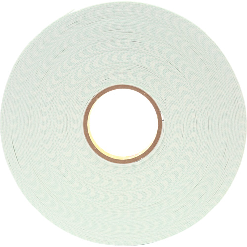 Ruban double face en mousse d'ur&eacute;thane, 33 m (108') lo x 25,4 mm (1") la, 62,5 mils, Ur&eacute;thane Distribution Industrielle GC