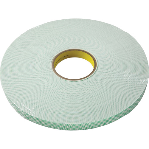 Ruban double face en mousse, 33 m (108') lo x 18 mm (3/4") la, 62,5 mils, Ur&eacute;thane Distribution Industrielle GC