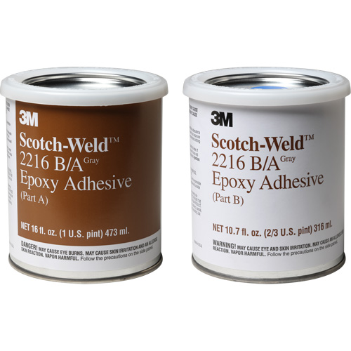 Adh&eacute;sif Scotch-Weld, 32 oz liq., Trousse, Deux composants, Gris Distribution Industrielle GC