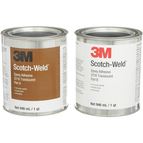 Adh&eacute;sif Scotch-Weld, 32 oz liq., Trousse, Deux composants, Translucide Distribution Industrielle GC