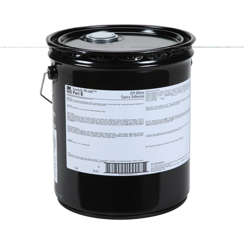 Adh&eacute;sif Scotch-Weld, 5 gal., Seau, Deux composants, Blanc cass&eacute; Distribution Industrielle GC