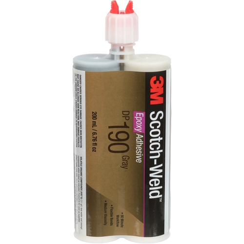 Scotch-Weld Adhesive, 200 ml, Cartridge, Two-Part, Grey Distribution Industrielle GC