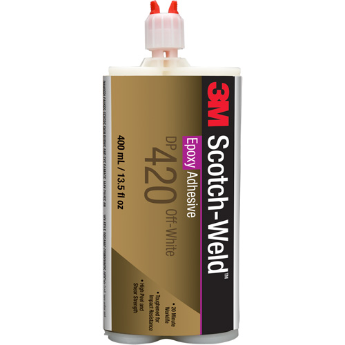 Adh&eacute;sif Scotch-Weld, 400 ml, Cartouche, Deux composants, Blanc cass&eacute; Distribution Industrielle GC