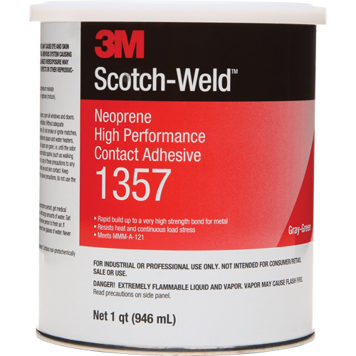 Colle contact haute performance &agrave; base de n&eacute;opr&egrave;ne, Canette, 32 oz liq., Gris Distribution Industrielle GC