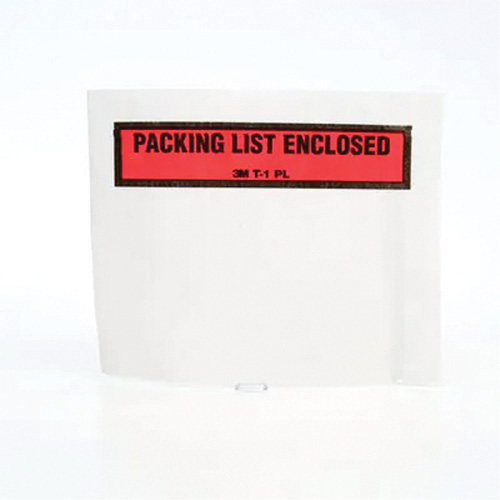Pochette pour bordereau d'exp&eacute;dition, 5-1/2" lo x 4-1/2" la, Style Insertion par extr&eacute;mit&eacute; Distribution Industrielle GC