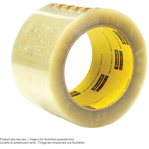 Scotch&reg; Box Sealing Tape 355, Hot Melt Adhesive, 3.15 mils, 36 mm (1-1/2") x 50 m (164') Distribution Industrielle GC
