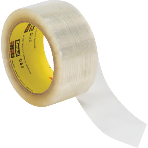 Scotch&reg; 375 Box Sealing Tape, Hot Melt Adhesive, 3.1 mils, 48 mm (1-22/25") x 1500 m (4921') Distribution Industrielle GC