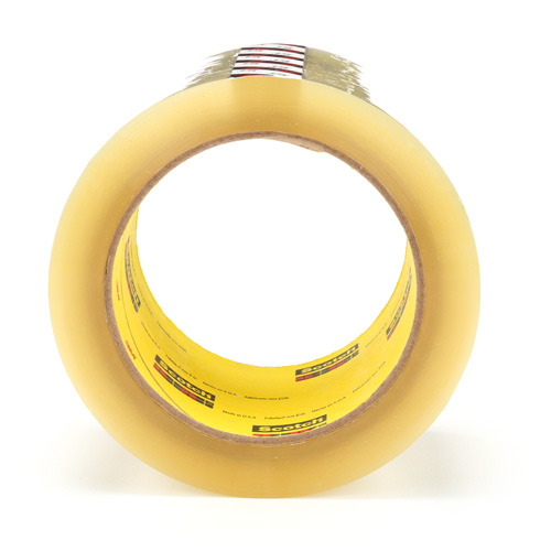 Ruban pour sceller les boîtes Scotch 375, Adh&eacute;sif Thermofusible, 3,1 mils, 72 mm (3") x 50 m (164') Distribution Industrielle GC