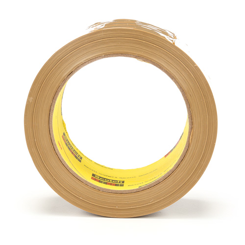 Ruban pour sceller les boîtes Scotch 375, Adh&eacute;sif Thermofusible, 3,1 mils, 48 mm (2") x 50 m (164') Distribution Industrielle GC