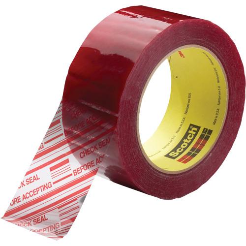Ruban d'emballage avec message de s&eacute;curit&eacute; Scotch 3779, Adh&eacute;sif Acrylique, 1,8 mils, 48 mm (2") x 100 m (328') Distribution Industrielle GC