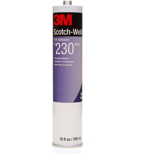 Adh&eacute;sif PUR Scotch-Weld, 10 oz, Cartouche, Noir Distribution Industrielle GC