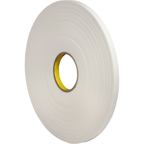 Foam Tape, 33 m (108') L x 12 mm (1/2") W, 64 mils, Urethane Distribution Industrielle GC