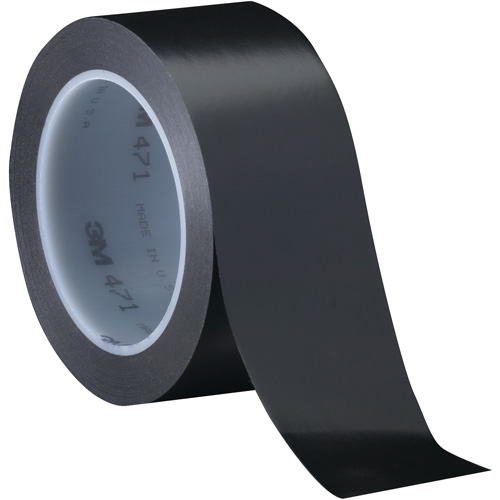 Ruban en vinyle 471, 102 mm (4") la x 32,9 m (108') lo, 5,2 mils, Noir Distribution Industrielle GC
