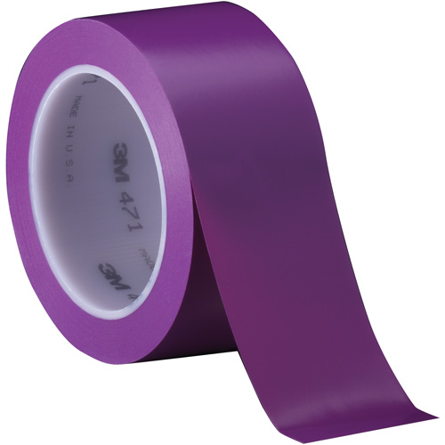 471 Vinyl Tape, 50.8 mm (2") W x 32.9 m (108') L, 5.2 mils, Purple Distribution Industrielle GC