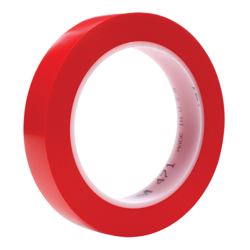 Ruban en vinyle 471, 19 mm (3/4") la x 32,9 m (108') lo, 5,3 mils, Rouge Distribution Industrielle GC