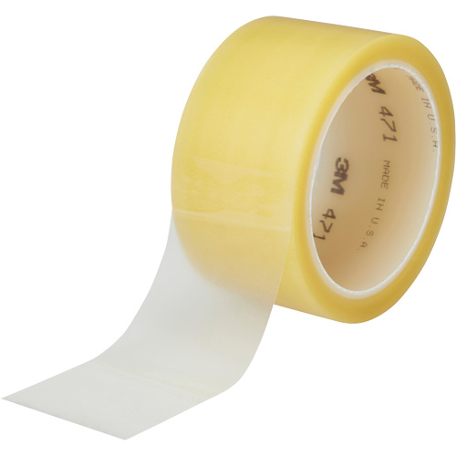 471 Vinyl Tape, 38 mm (1-1/2") W x 32.9 m (108') L, 5.3 mils, Clear Distribution Industrielle GC