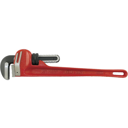 PW-18 Super Heavy-Duty Pipe Wrench, 2-7/8" Jaw Capacity, 18" Long, Powder Coated Finish, None Handle Distribution Industrielle GC